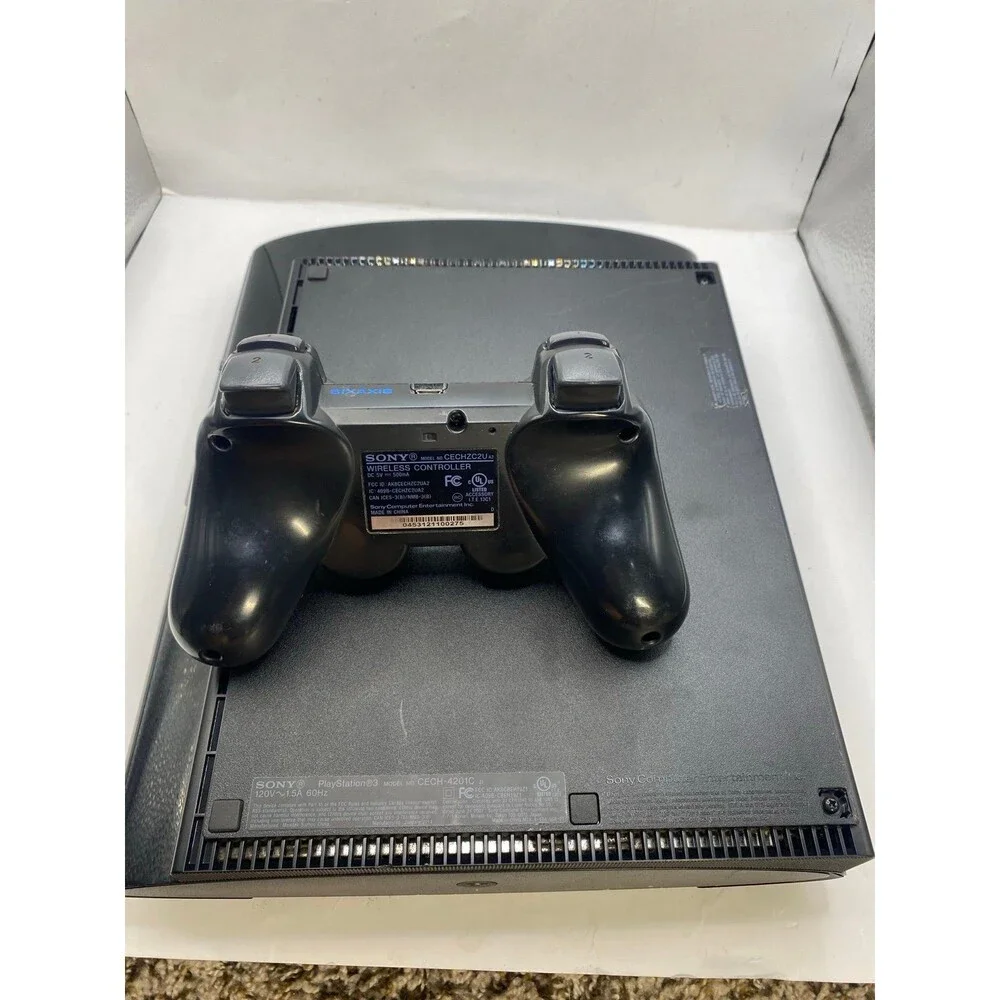 Sony PlayStation 3 PS3 Super Slim CECH-4201C TESTED authentic 500GB